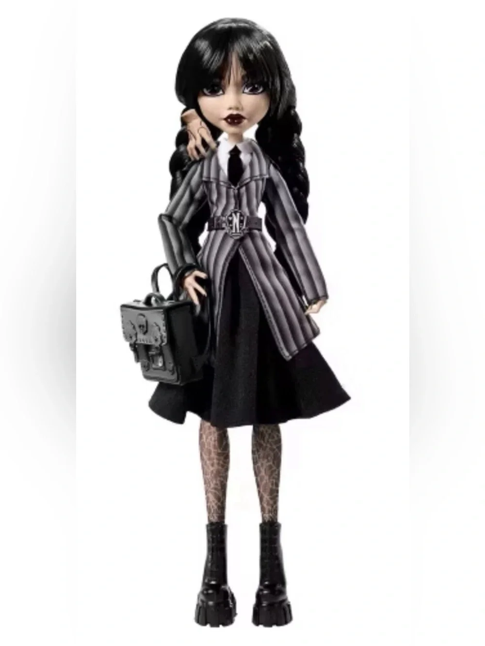 NIB Authentic Monster High x Wednesday Addams Doll Nevermore